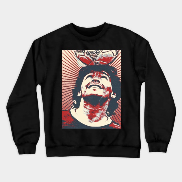 Diego Armando Maradona Crewneck Sweatshirt by artist369